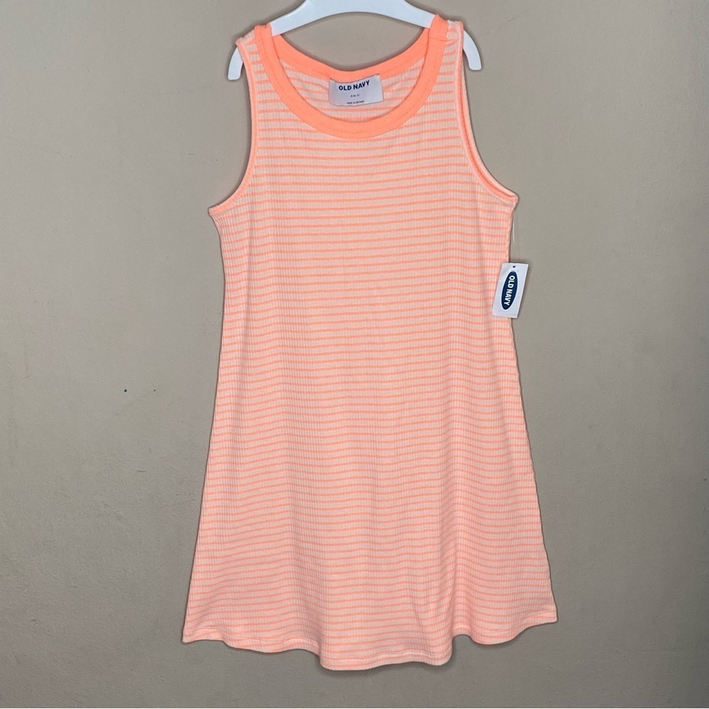 Old Navy NWT Girl Stripe Casual Tank Dress Size S (6-7)